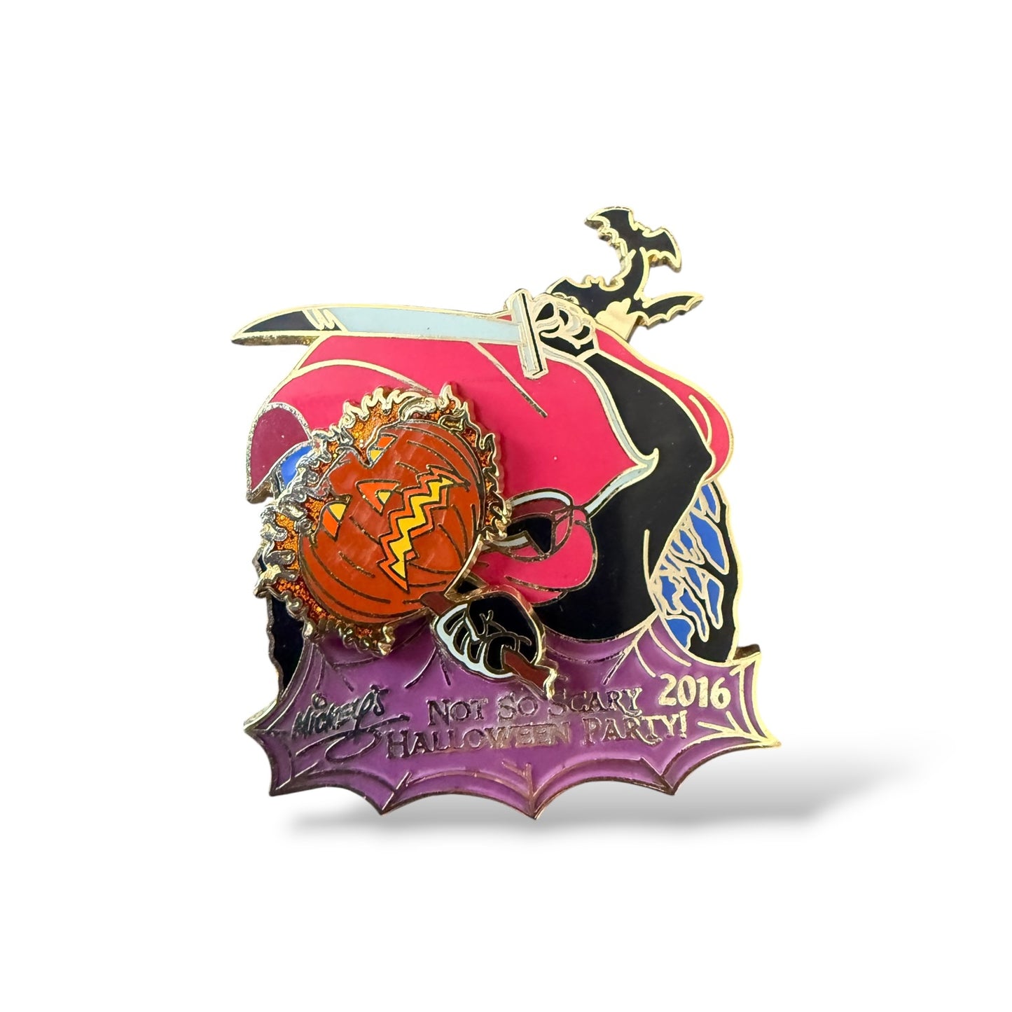 WDW Mickey's Not So Scary Halloween Party 2016 Masquerade Headless Horseman Pin
