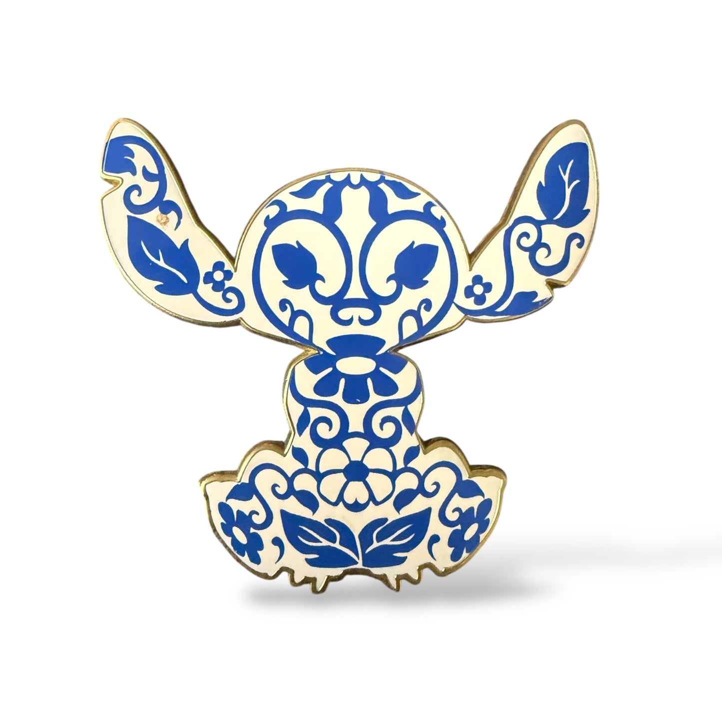 Disney Shopping Variations of Stitch Decorative Floral Pattern Pin