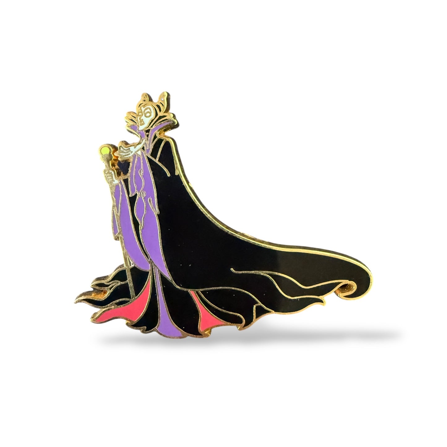 Disney Parks Good vs. Evil Pin Card Mystery Maleficent Pin