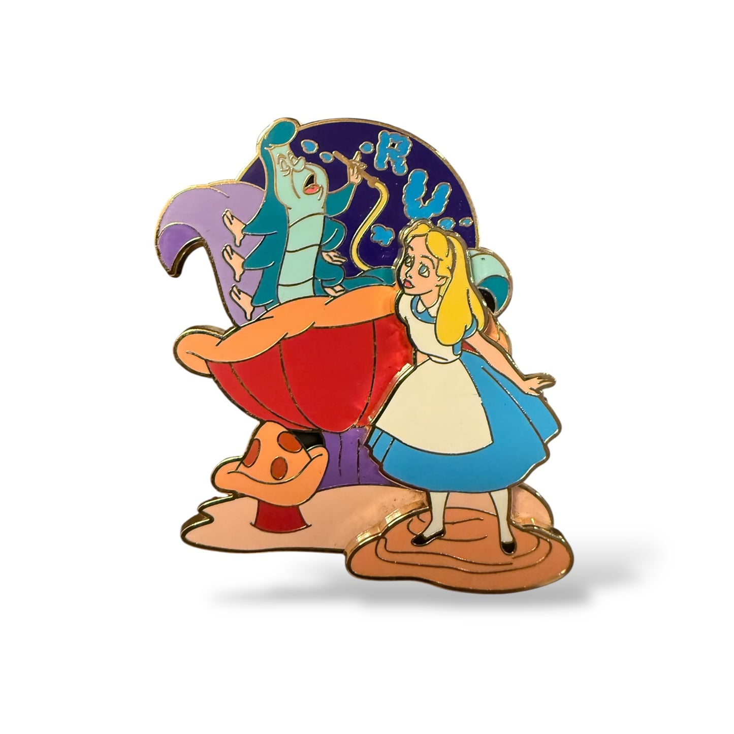 UKDS Alice in Wonderland with Caterpillar Pin