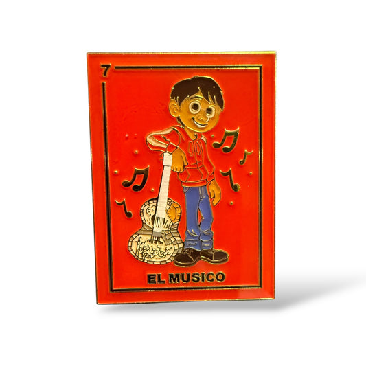 Loungefly Coco Loteria Card Mystery El Musico Miguel Pin