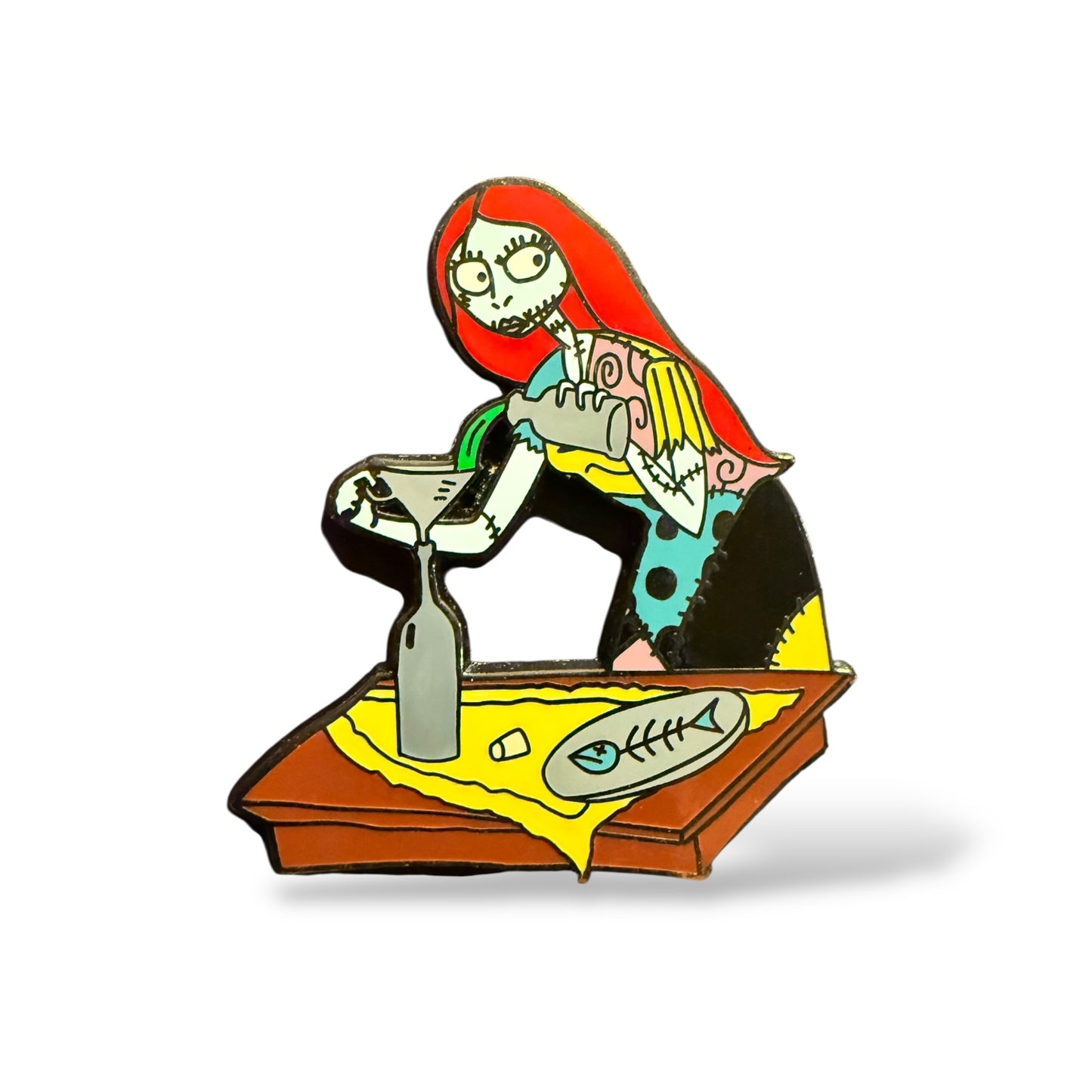 Disney Parks Nightmare Before Christmas Collector Tin Sally Make Potion for Jack Fish Bones Pin