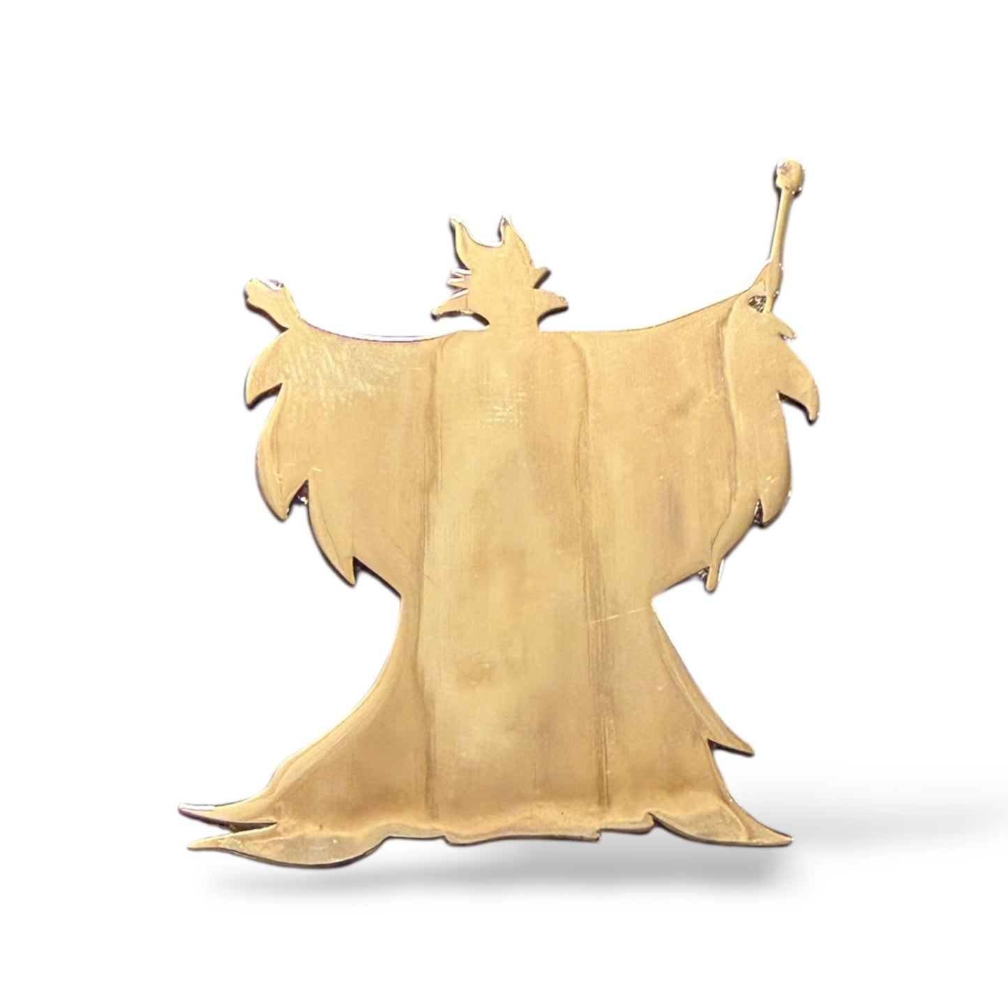 Disney Parks Disney100 Exhibition Platinum Maleficent Silhouette Pin