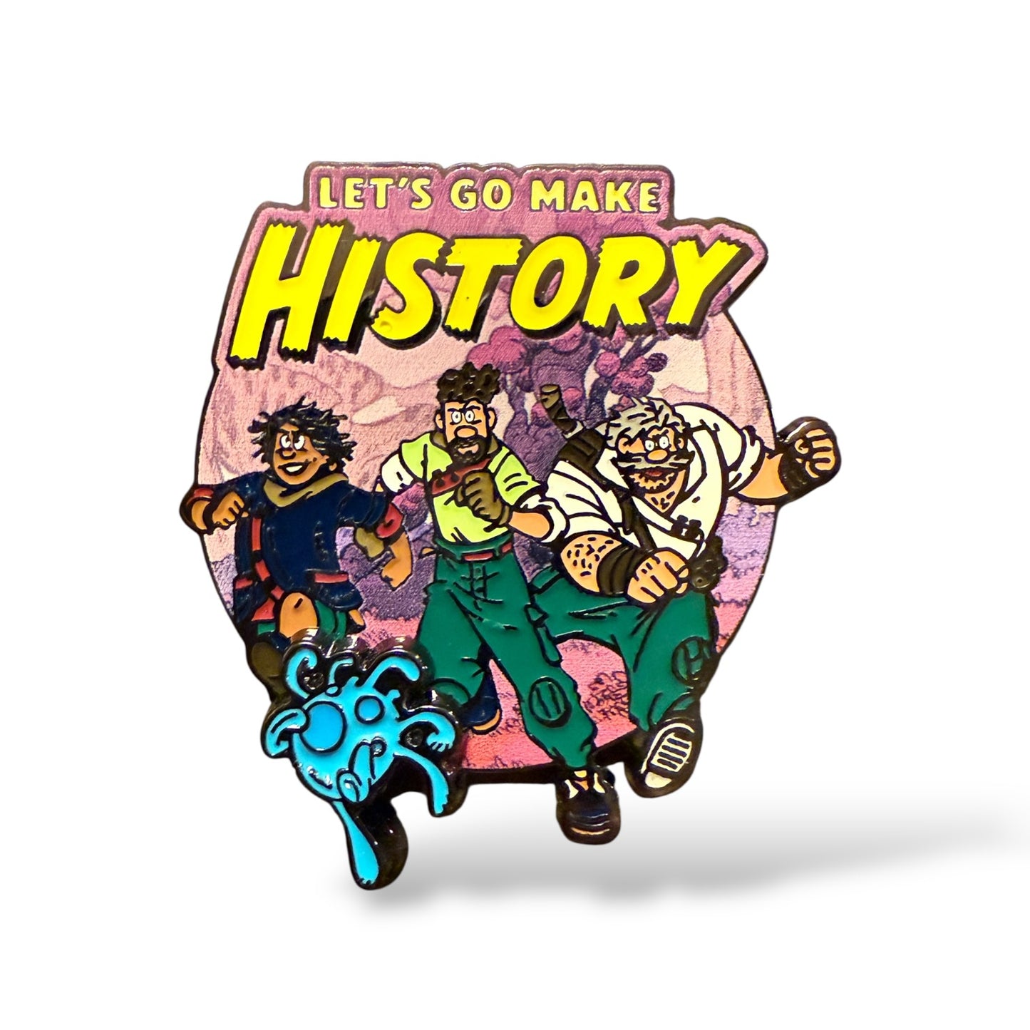 Disney Parks Strange World Let’s Go Make History Ethan, Searcher, Jaeger Clade, and Splat Pin