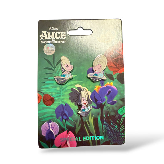 Monogram Alice in Wonderland Baby Oysters Pin Set