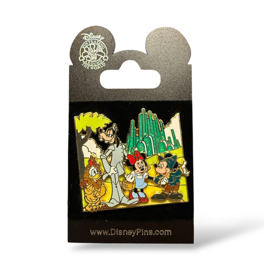 Disney Parks Movie Moments Donald Duck, Goofy, Mickey, and Minnie in The Wizard of Oz Pin