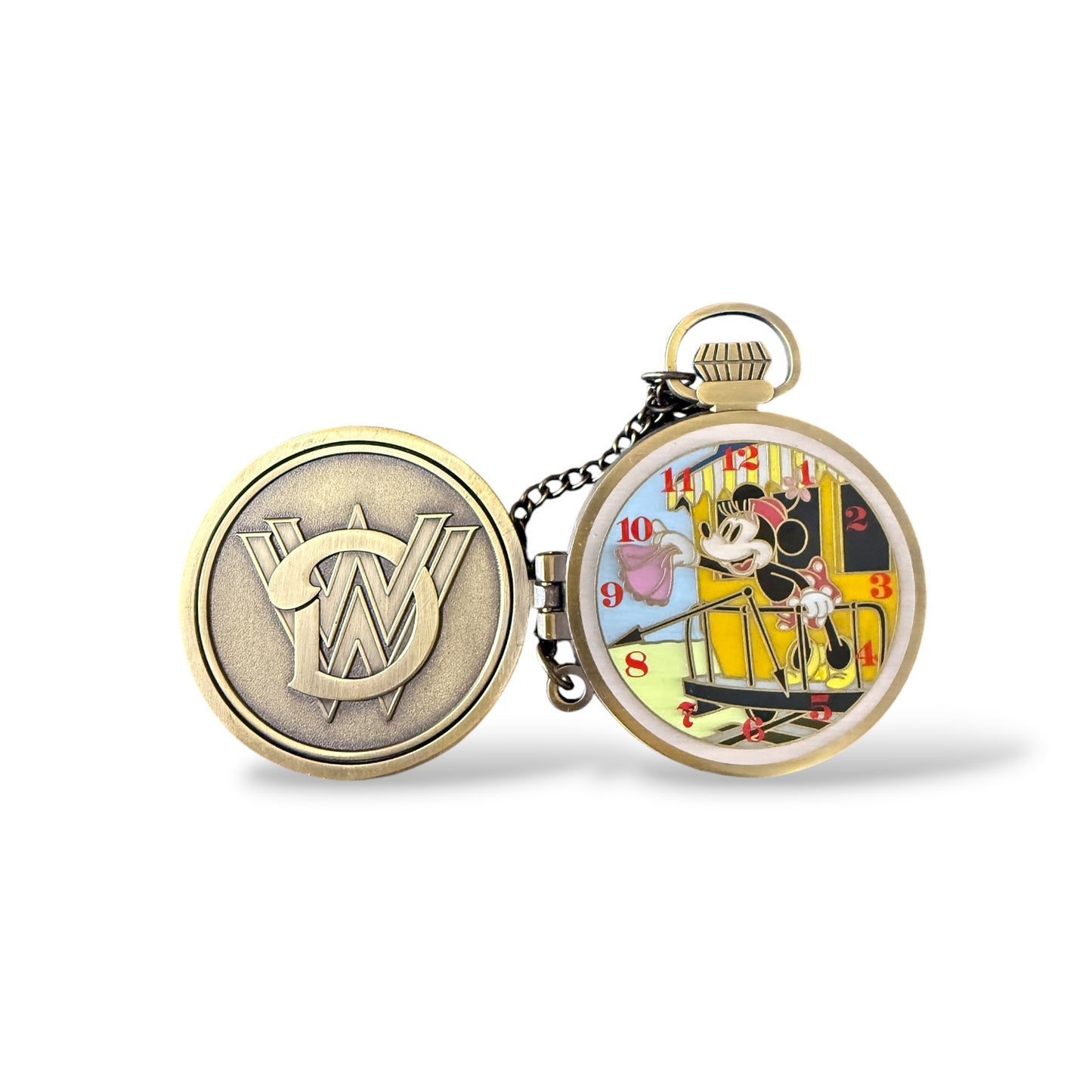 WDW Train Pocket Watch Minnie Mouse Pin