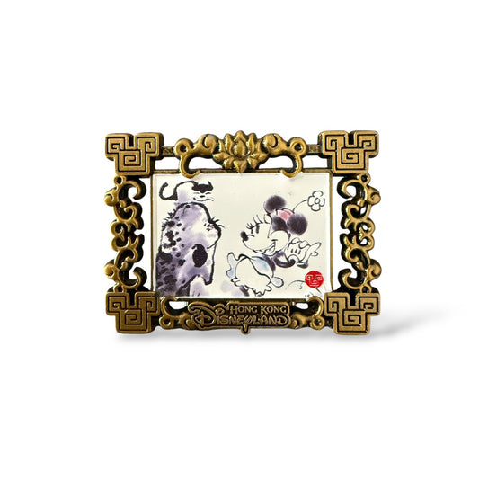 HKDL Chinese Painting Minnie and Cat Pin