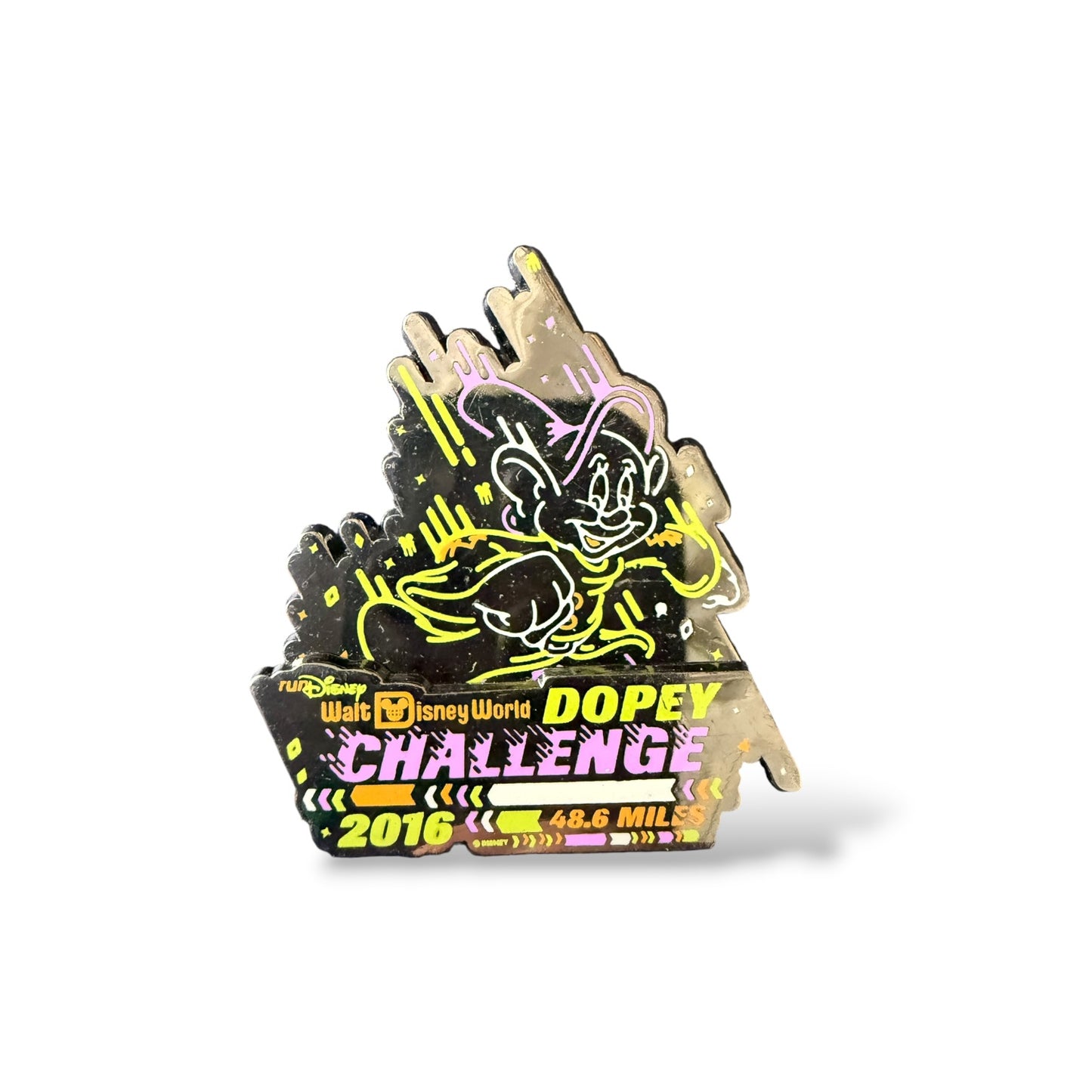 WDW 2016 Marathon Dopey Challenge Dopey Logo Pin