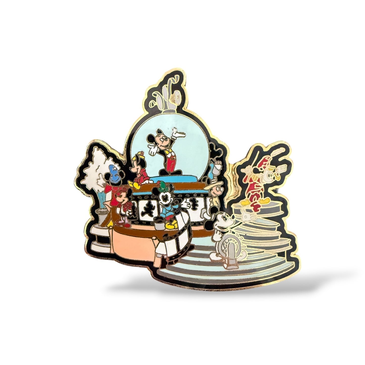 WDW Snow Globe Parade Mickey Mouse Pin