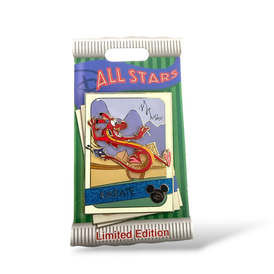 Disney Parks All Stars Trading Cards Mushu Pin