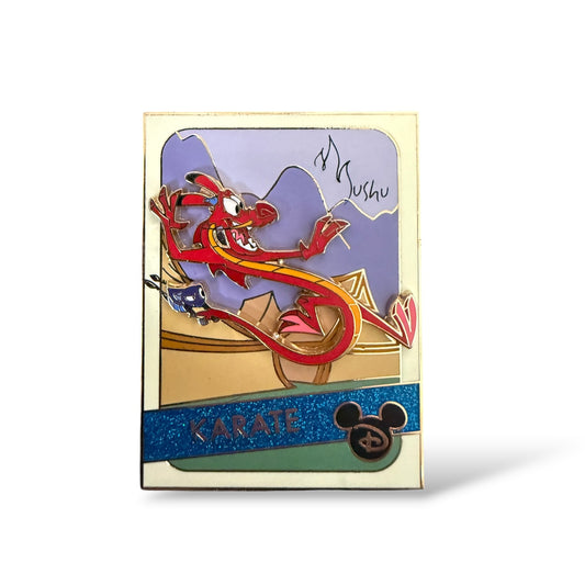 Disney Parks All Stars Trading Cards Mushu Pin