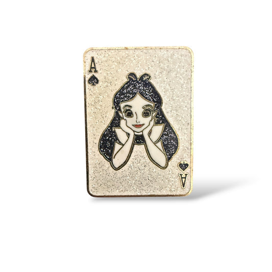 Loungefly Alice in Wonderland Playing Cards Mystery Alice Chaser Pin