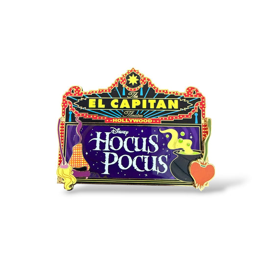 DSSH Hocus Pocus Cauldron and Brooms Marquee Pin