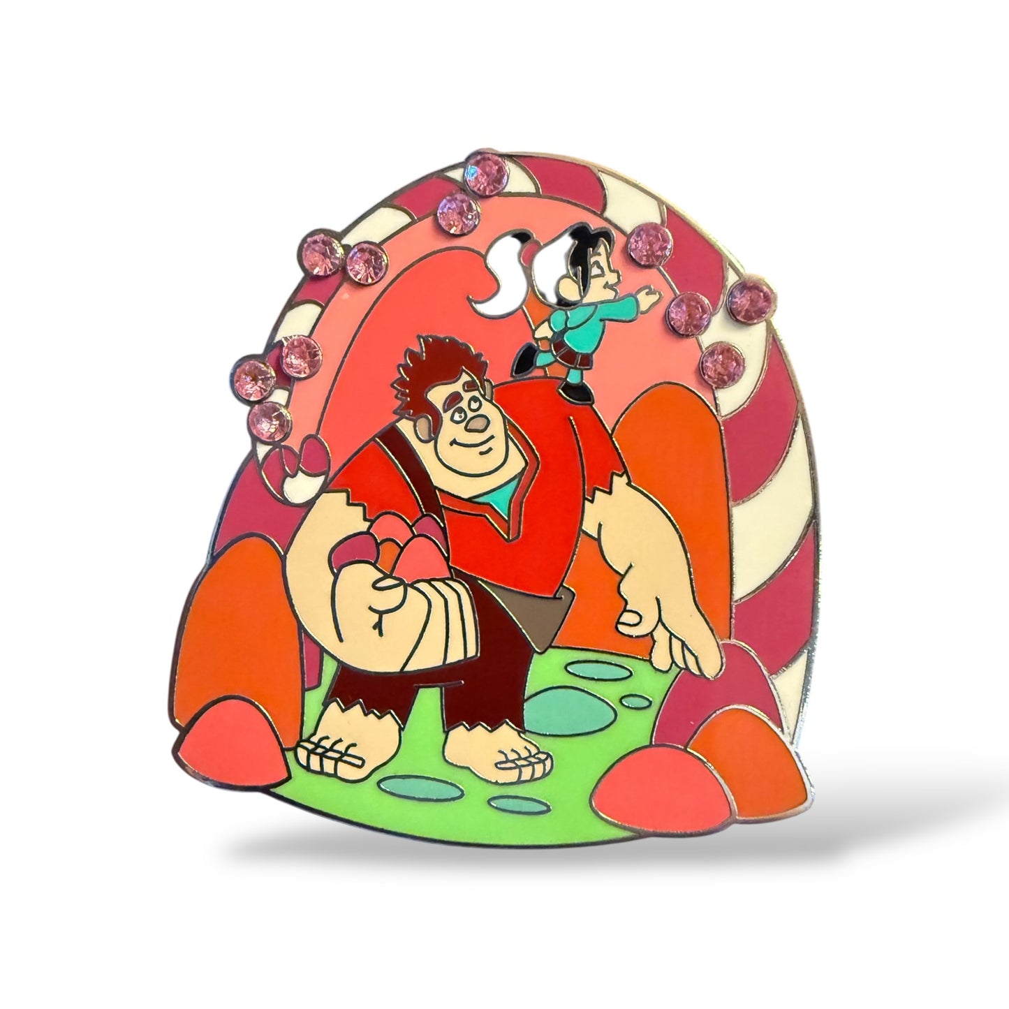 Disney Parks Wreck It Ralph and Vanellope in Forest Pin
