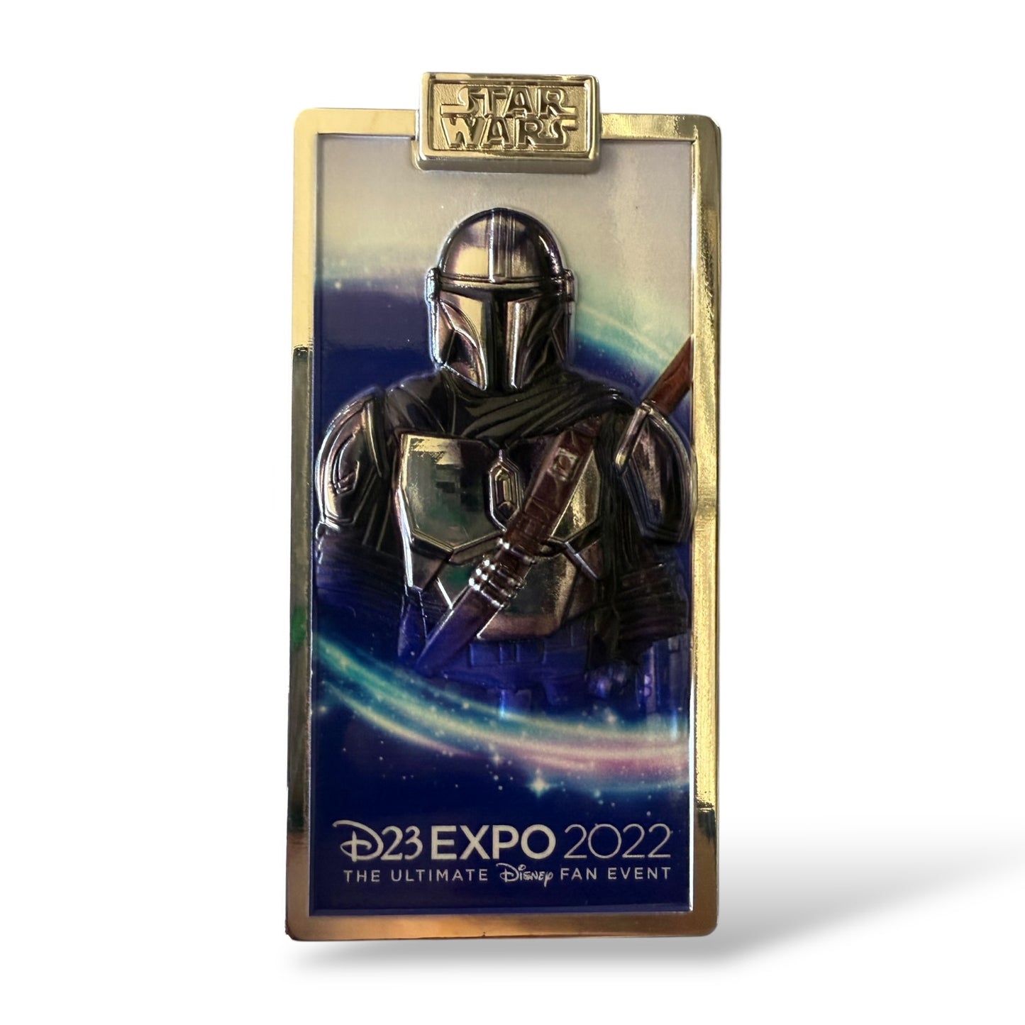 D23 Expo 2022 Character Logo Mandalorian Pin