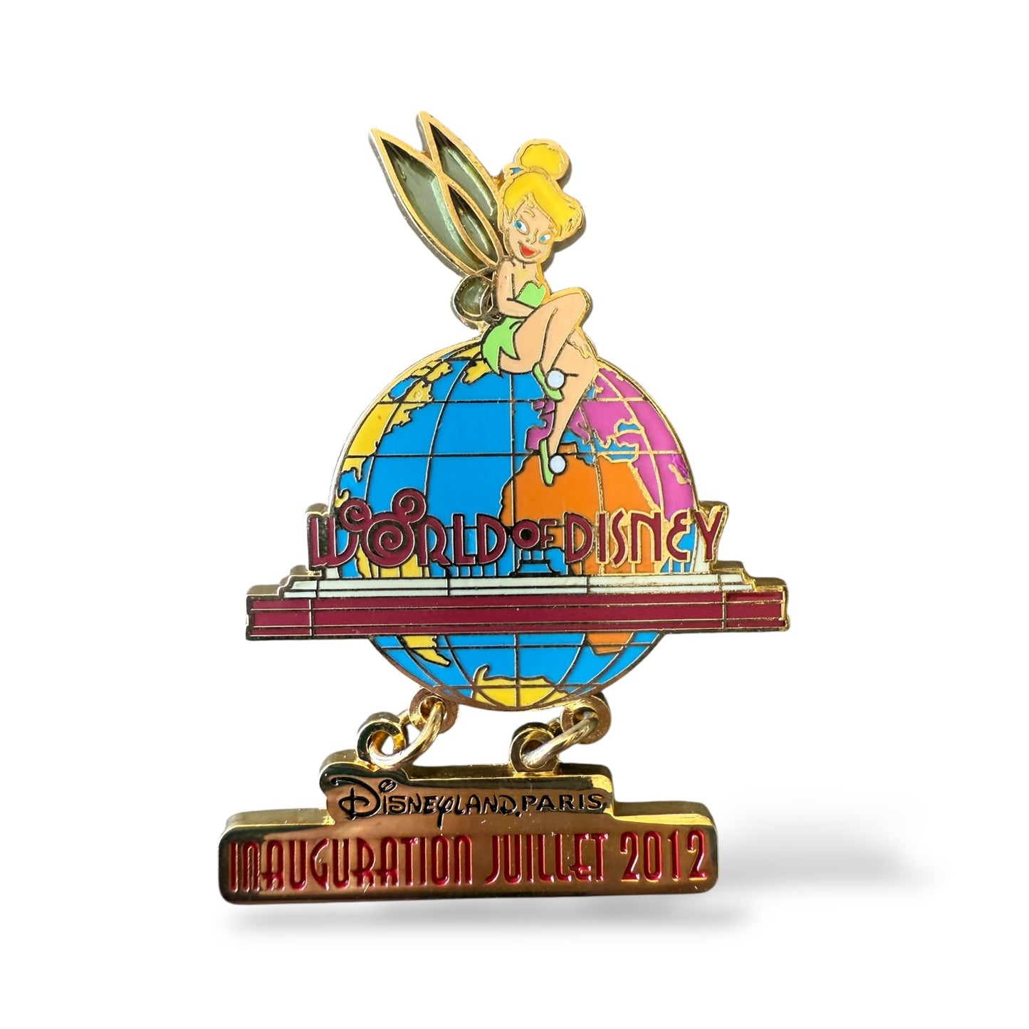 DLRP World of Disney Inauguration July 2012 with Tinker Bell Pin