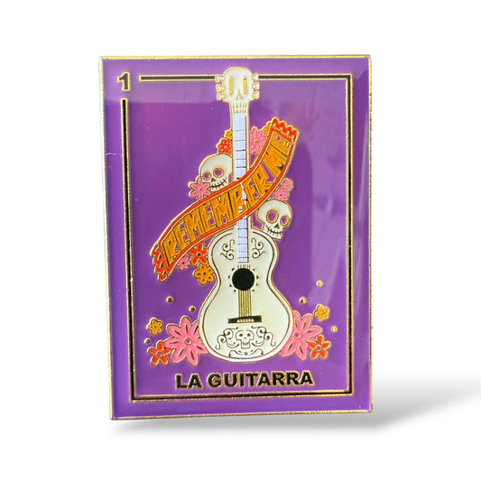 Loungefly Coco Loteria Card Mystery La Guitarra Pin