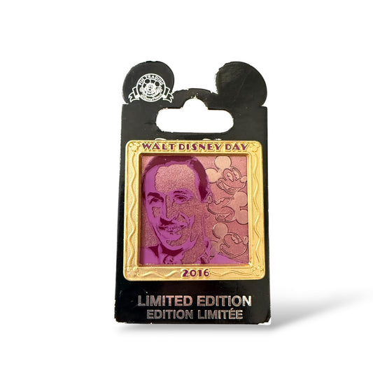 Disney Parks Walt Disney Day 2016 Mickey Super Imposed Pin