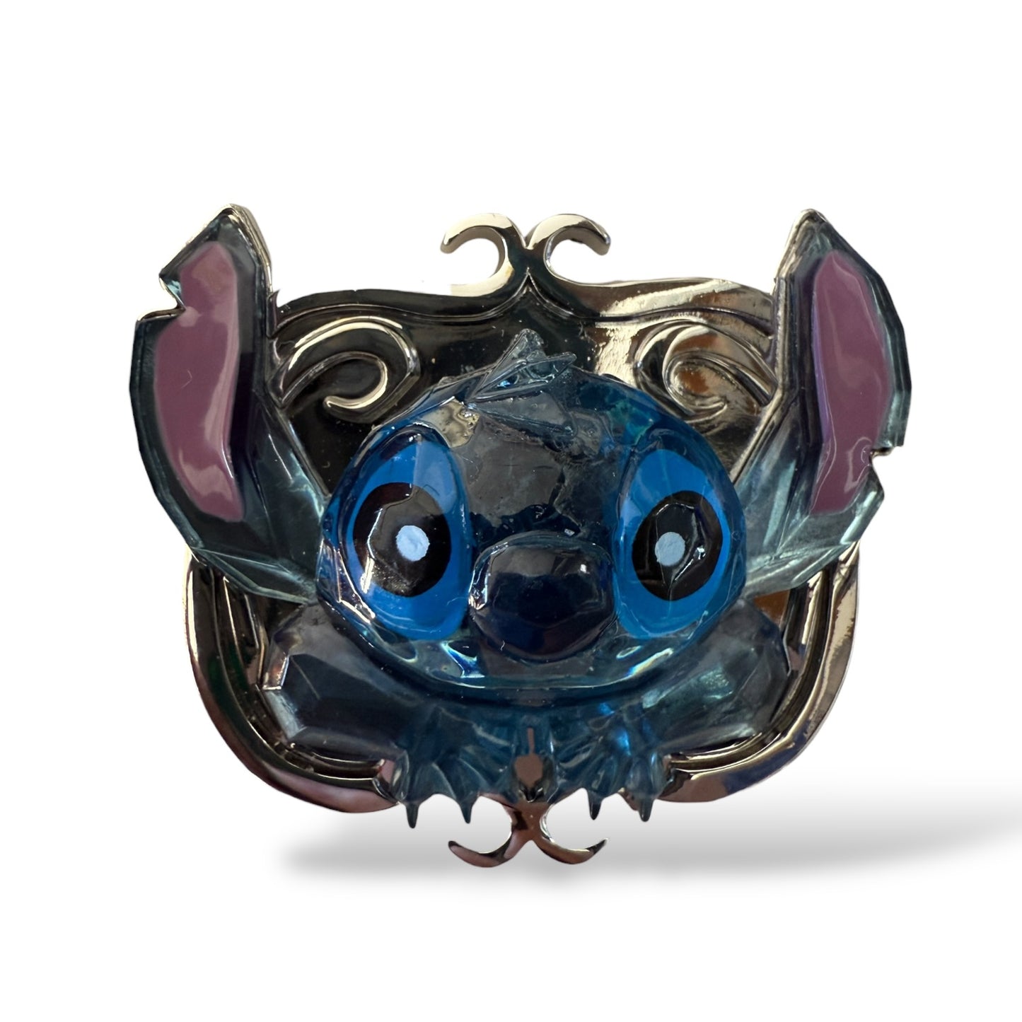 Disney Parks Stitch 3D Sculpted Acrylic Crystal Pin