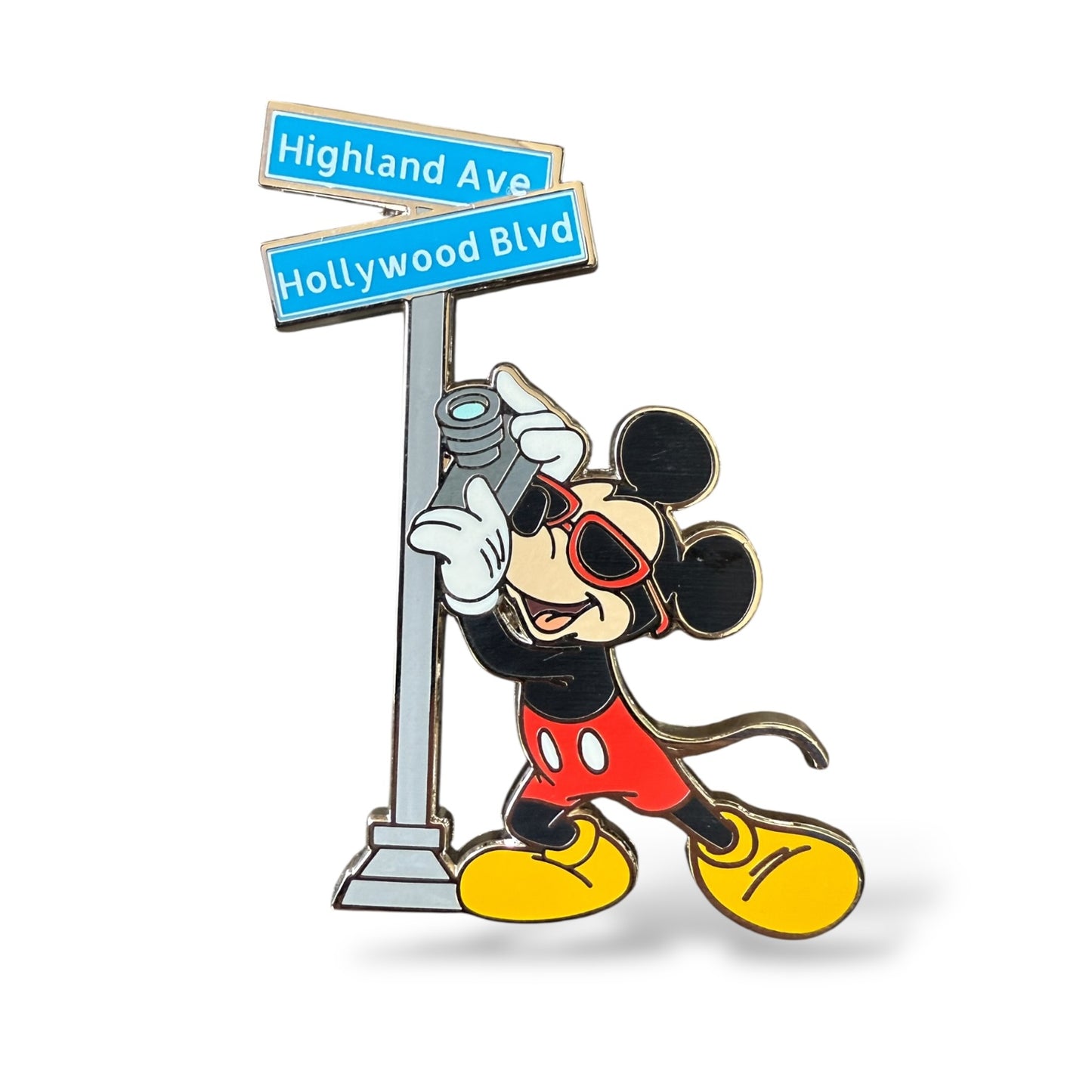 DSSH Hollywood Street Sign Mickey Pin