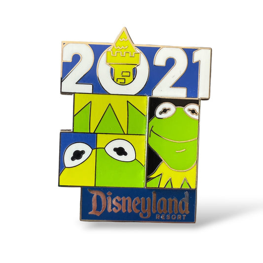 WDW Character Block Kermit The Frog Pin