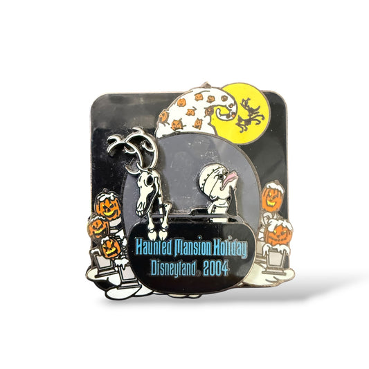 DLR Haunted Mansion Holiday 2004 Doom Buddies Dr. Finklestein and Reindeer Pin