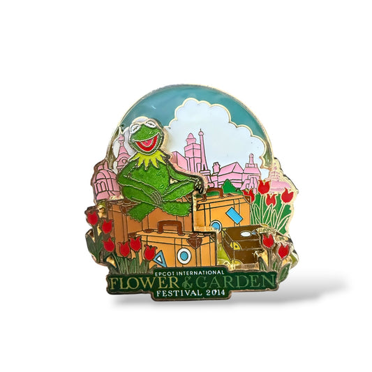 WDW 2014 Flower & Garden Kermit The Frog Pin