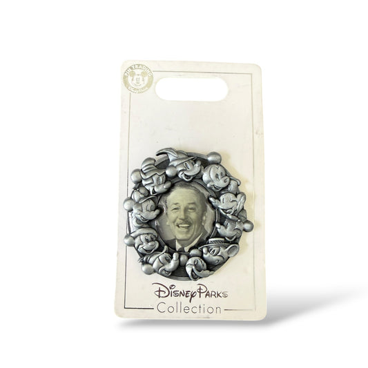 Disney Parks Walt and Mickey Characters Through The Years Pin