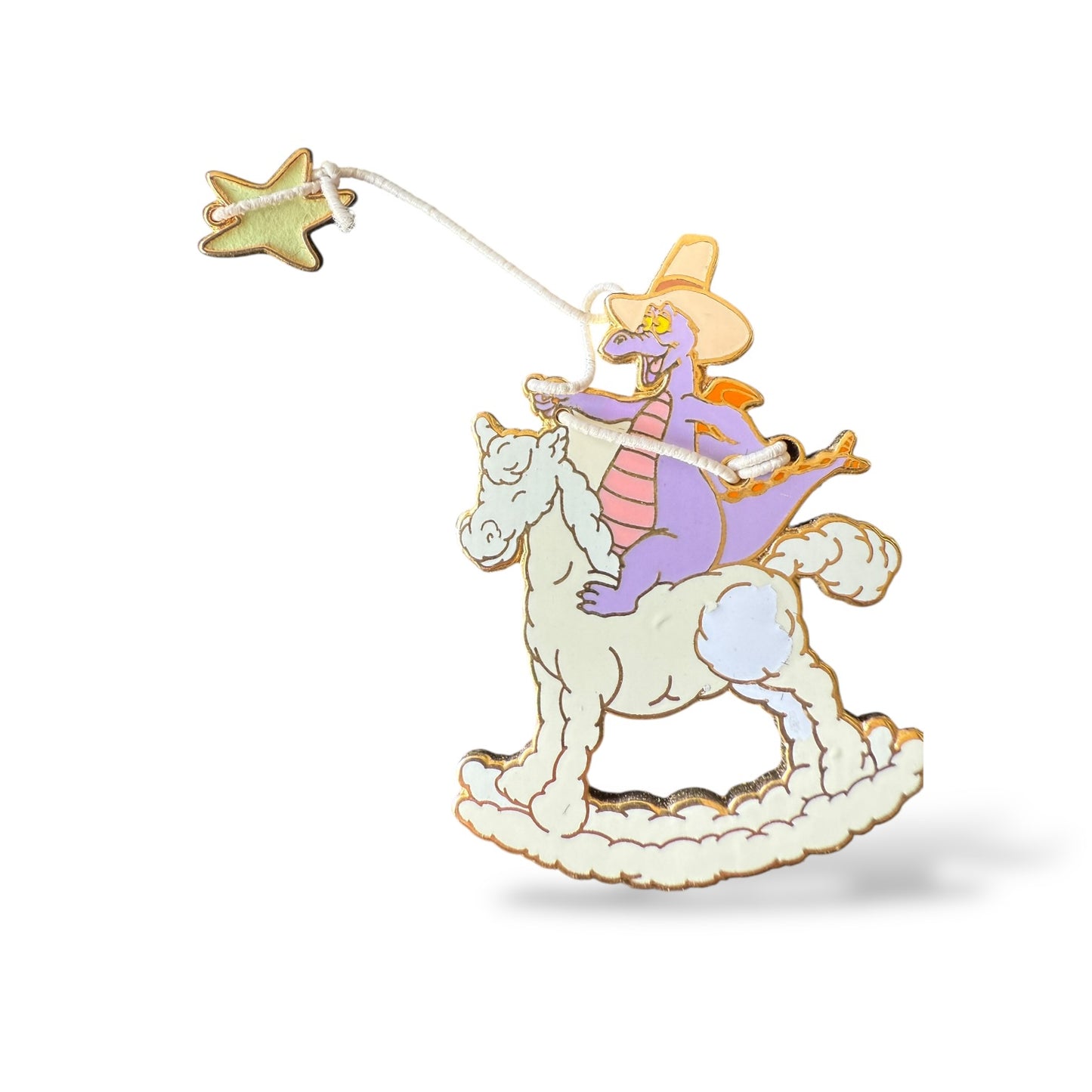 WDW Figment On A Rocking Horse Roping A Star Pin