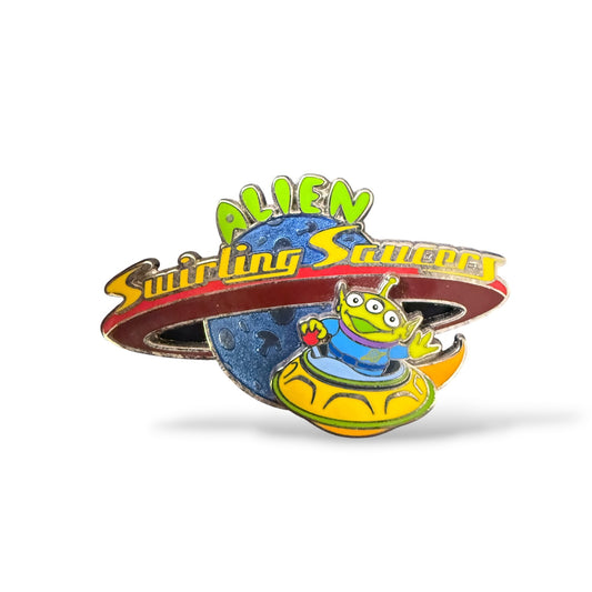 WDW Toy Story Land Alien Swirling Saucers Logo Pin