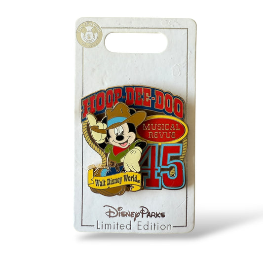 WDW Mickey Hoop Dee Doo Musical Revue 45th Anniversary Pin