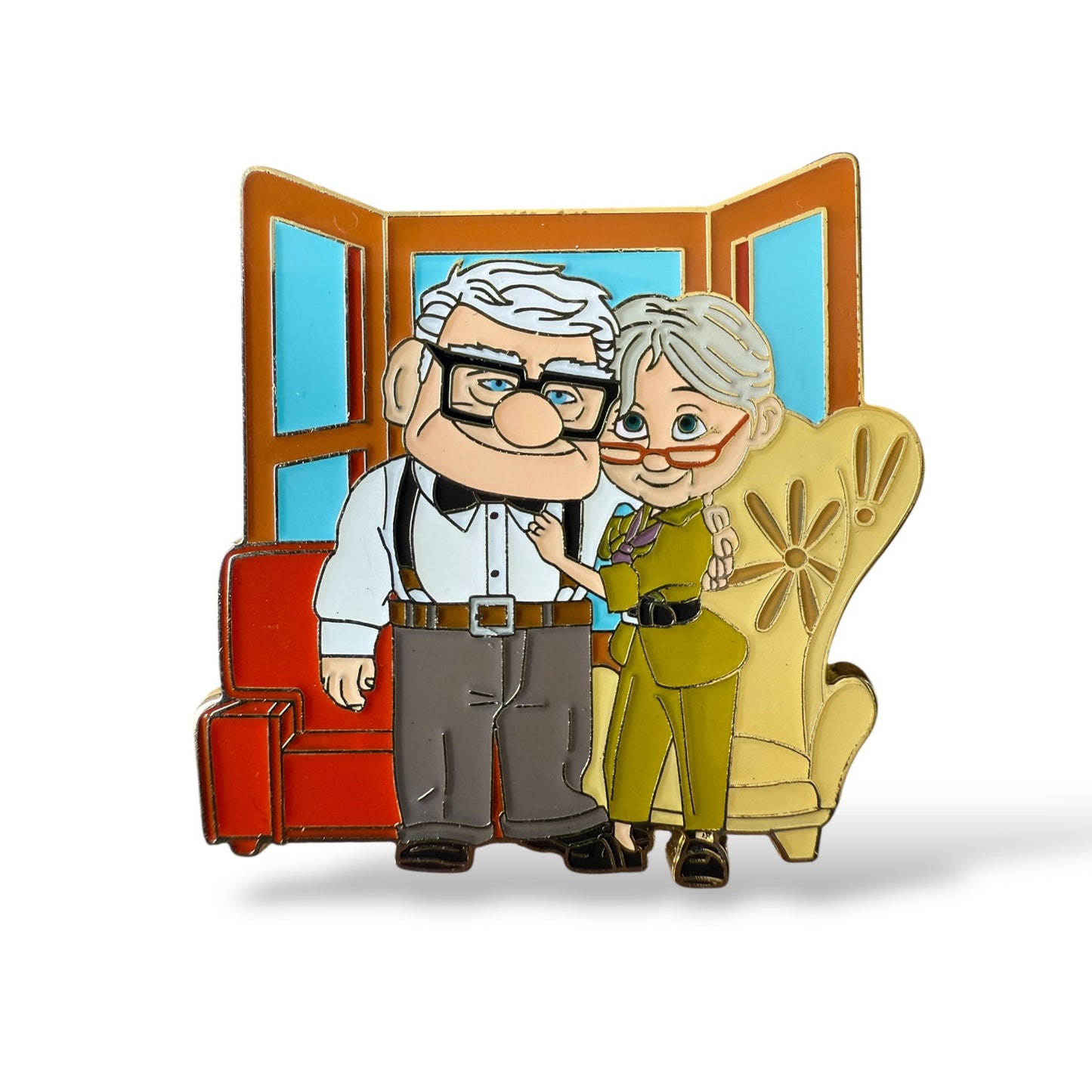 Loungefly Carl and Ellie with Chairs Pin