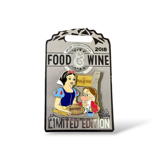 WDW EPCOT Food and Wine 2018 Snow White and Grumpy Pin