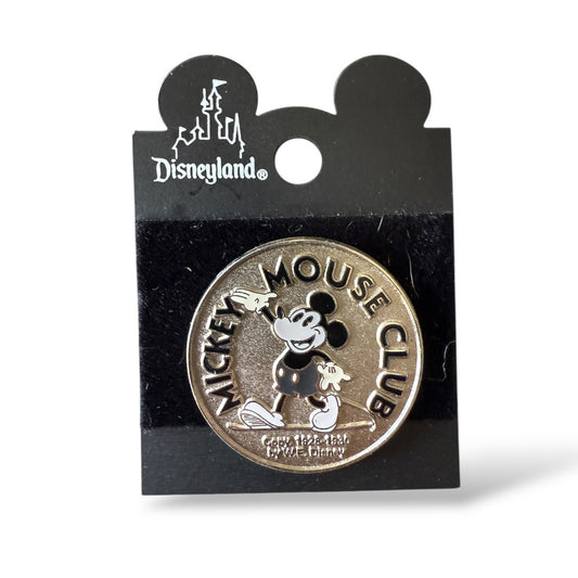 DLR Mickey Mouse Club Silver Pin