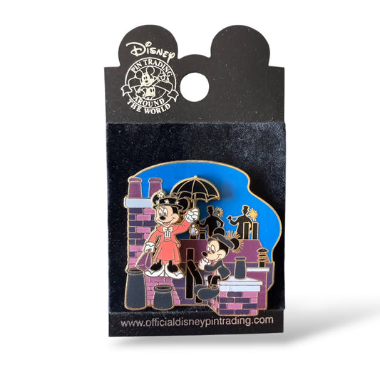 Disney Parks Movie Moments Mickey and Minnie Mary Poppins Pin