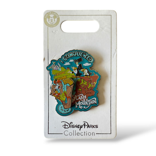 Disney Parks I Conquered Splash Mountain Pin