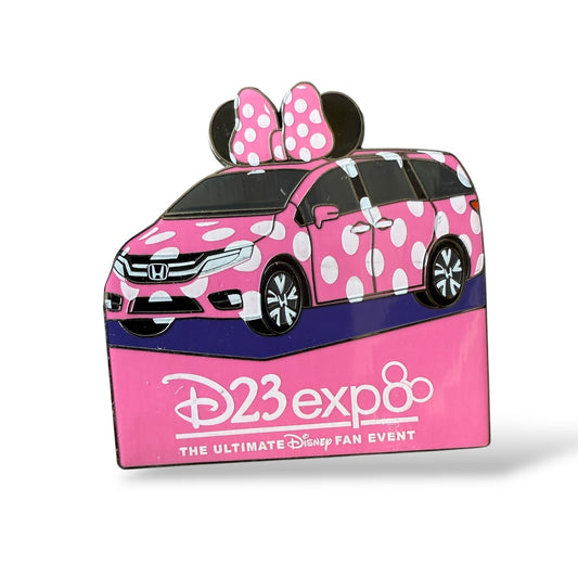 D23 Expo 2017 Minnie Mouse Honda Minivan Pin