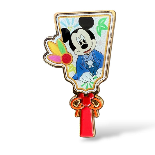 JDS Hagoita Paddle and Shuttlecock Mystery Mickey Pin