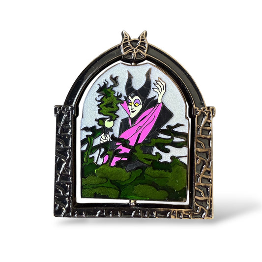 Disney Parks Transformation Spinner Maleficent and Dragon Pin