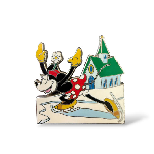 WDW Spectacle of Pins 2005 Snowman Minnie Ice Skating Pin