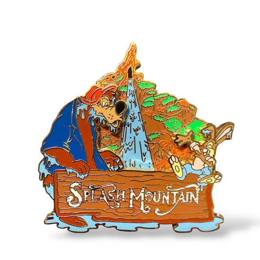 DLR Mickey's Pin Odyssey Splash Mountain Brer Bear and Brer Rabbit Pin