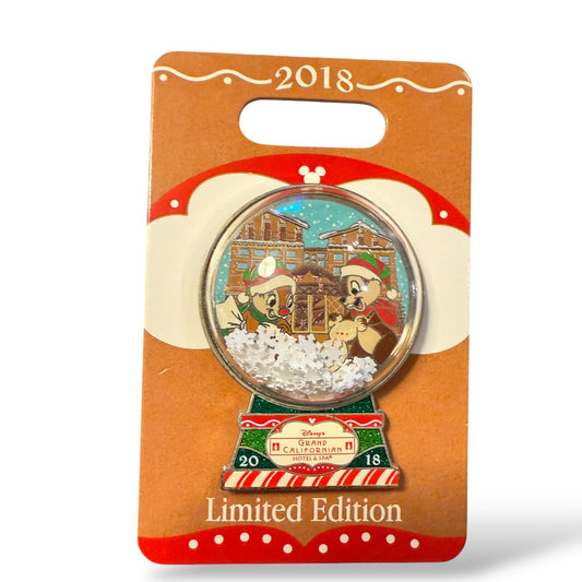 DLR Gingerbread House 2018 Grand Californian Hotel & Spa Chip n' Dale Pin