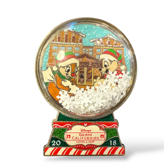 DLR Gingerbread House 2018 Grand Californian Hotel & Spa Chip n' Dale Pin