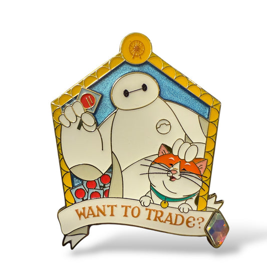 WDW Celebrating 25 Years of Disney Pins Want to Trade Vending Machine Mystery Baymax and Mochi Chaser Pin