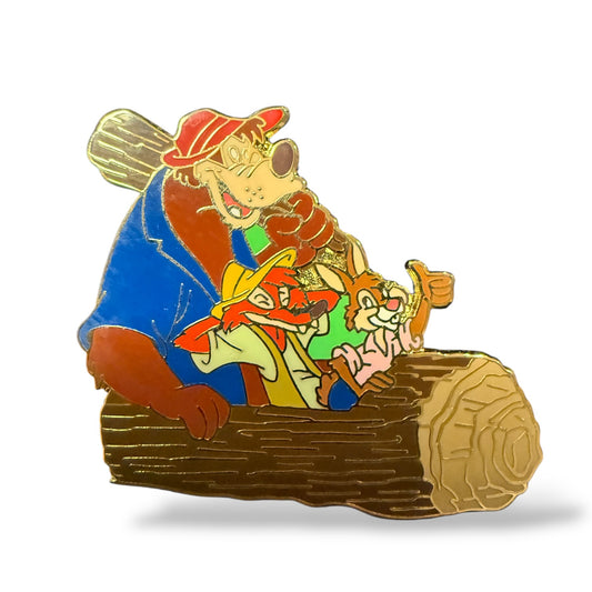 WDW Four Parks One World Mystery Splash Mountain Pin