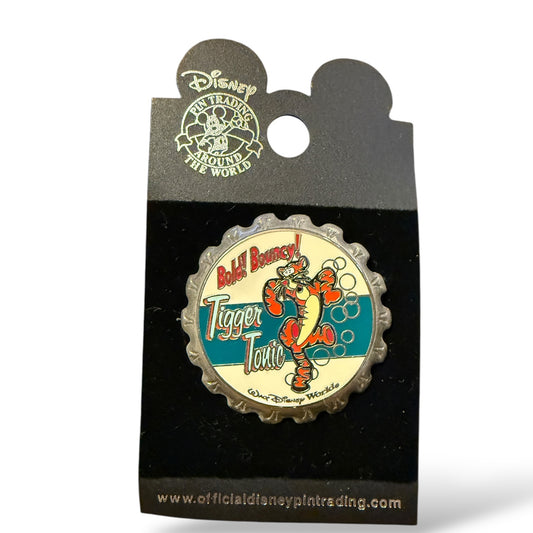 WDW Soda Pop Bottle Cap Tigger Tonic Pin