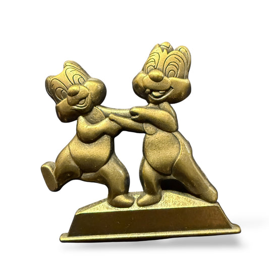 WDW Annual Passholder Bronze Statue Chip n' Dale Pin