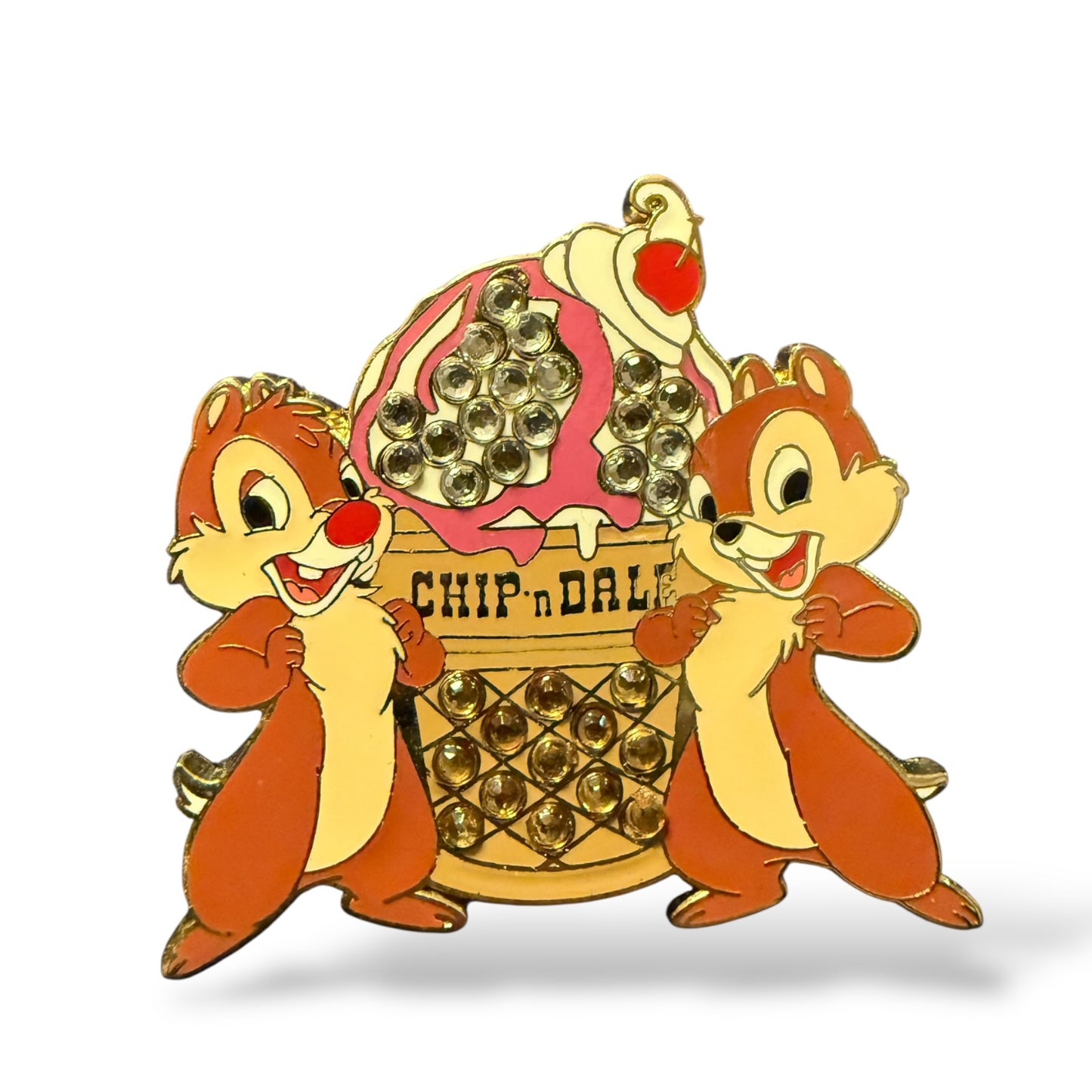 DSSH Chip and Dale with Jeweled Ice Cream Pin