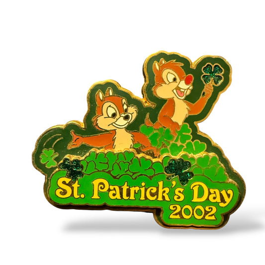 DLR St. Patrick's Day 2002 Chip n' Dale Pin